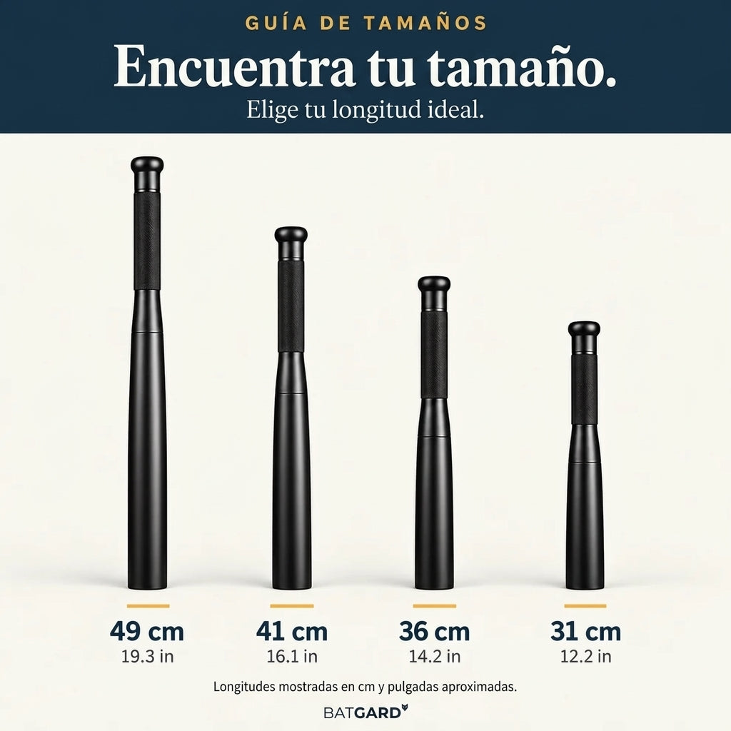 BATGARD Bate-Linterna 2 en 1 de Aluminio